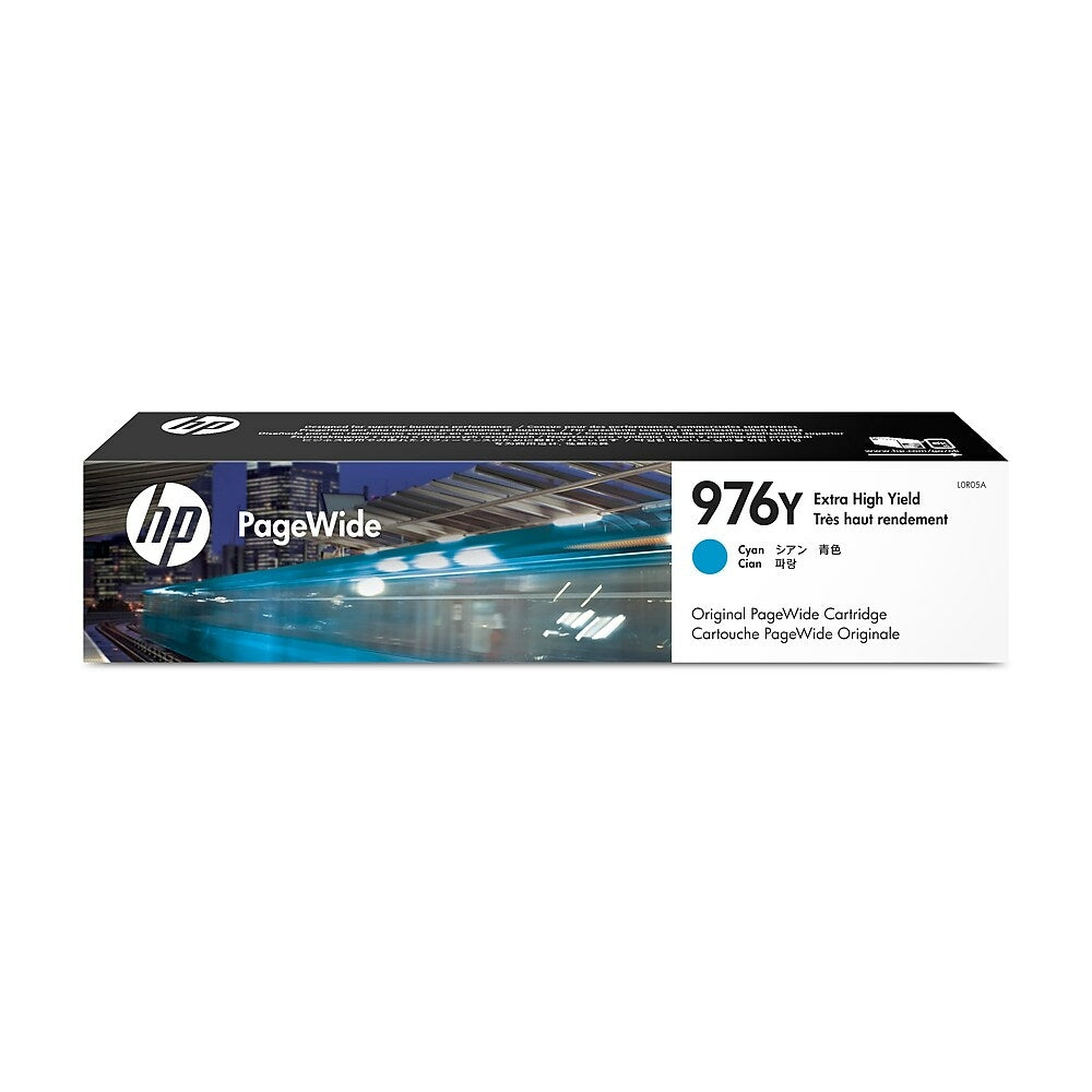 HP 976Y Extra High Yield Cyan Original PageWide Cartridge (L0R05A)