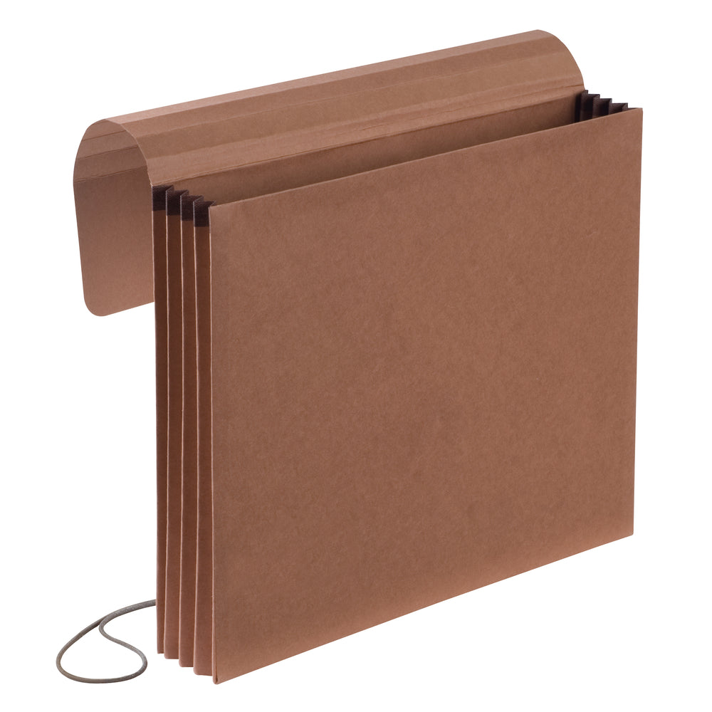 Enveloppe extensible Pendaflex à fermeture élastique, fibre rouge, format lettre, extension de 3 1/2 po