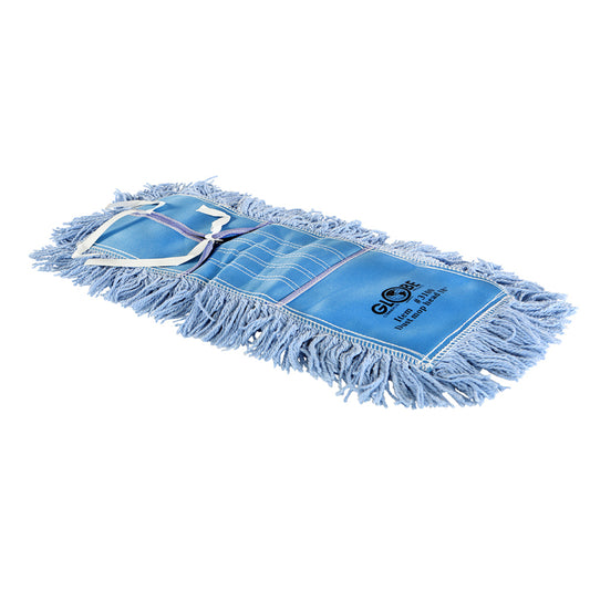 Globe Commercial Pro Stat Dust Mop Head Launderable - 18" x 5"