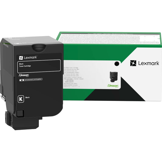 Cartouche de toner d'origine Lexmark CS720, CS/CX725 (programme de retour) - Rendement 7 000 pages - Noir