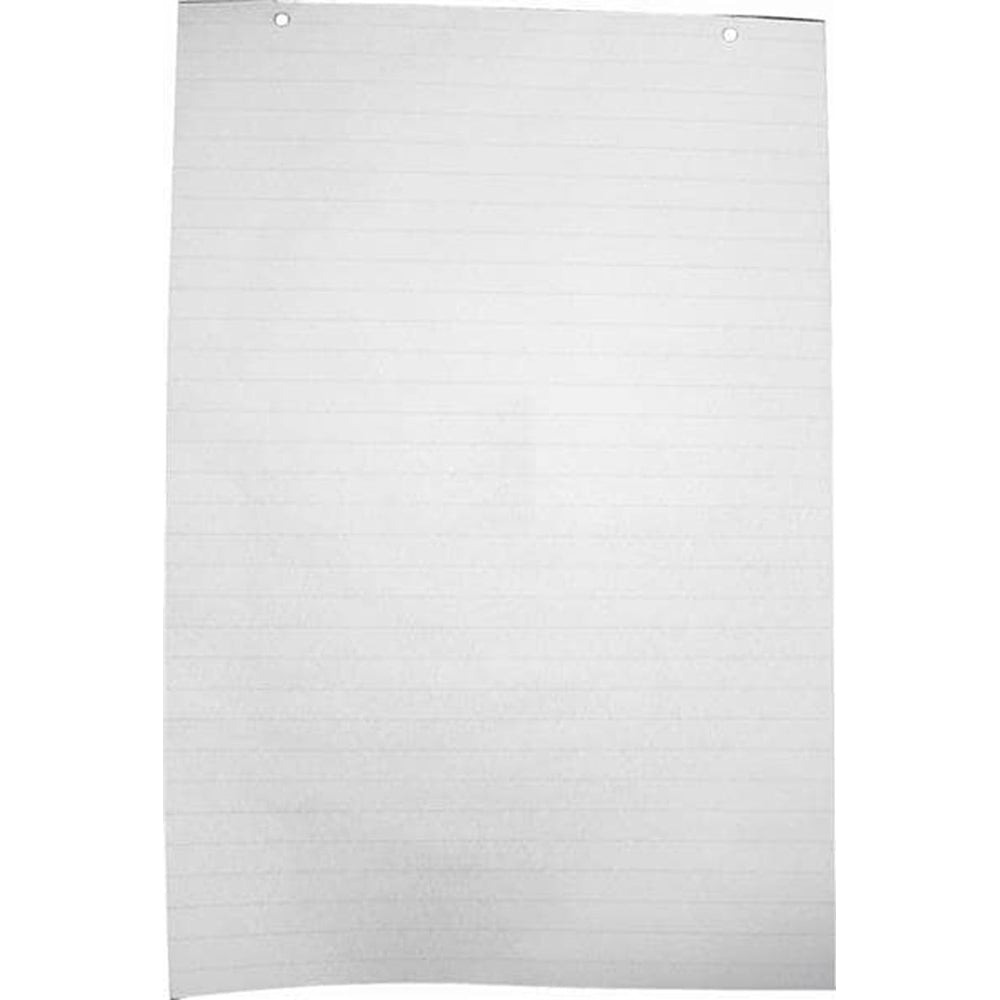North American Paper Inc. Easel Pad - White - 1" Ruled - 22" x 32 7/8" - 96 Sheets