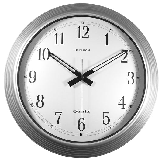 Horloge en métal galvanisé Timekeeper - 16" - Cadre en métal