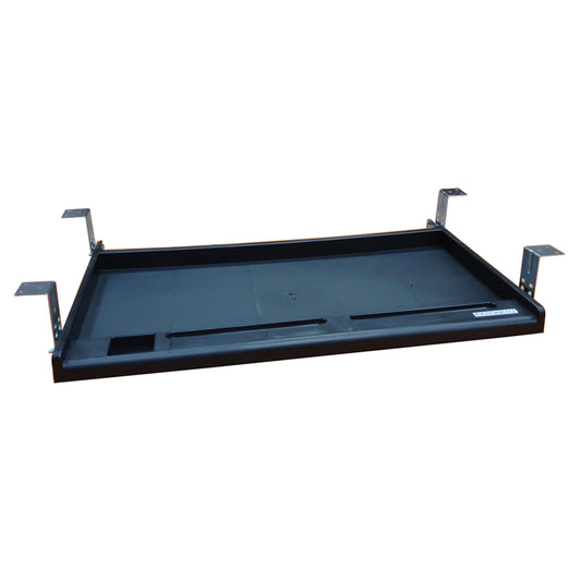 Tiroir à clavier Exponent sous le bureau – 55,6 cm (L) x 36,5 cm (l) x 3,5 cm (H) – Noir