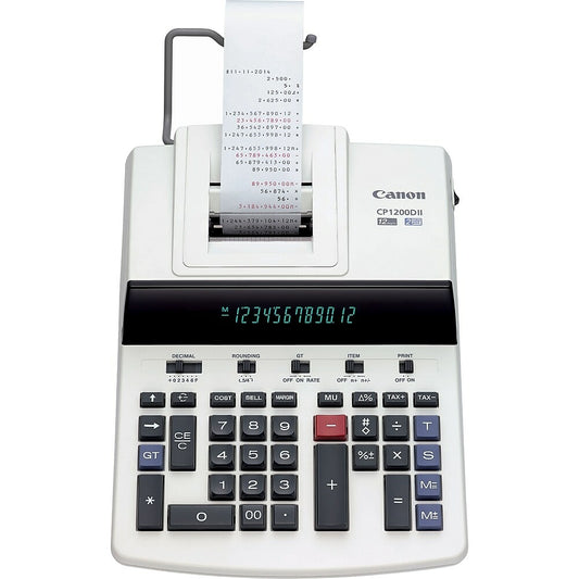 Calculatrice de bureau à 12 chiffres Canon CP1200DII
