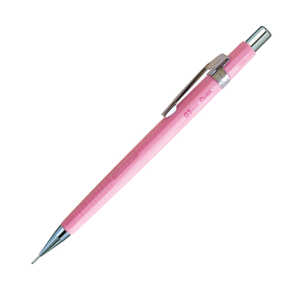 Pentel Automatic Mechanical Pencils - 0.5mm - Pink Barrel
