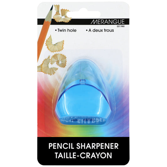 Merangue Twin-Hole Ballet Style Pencil Sharpener - Light Blue