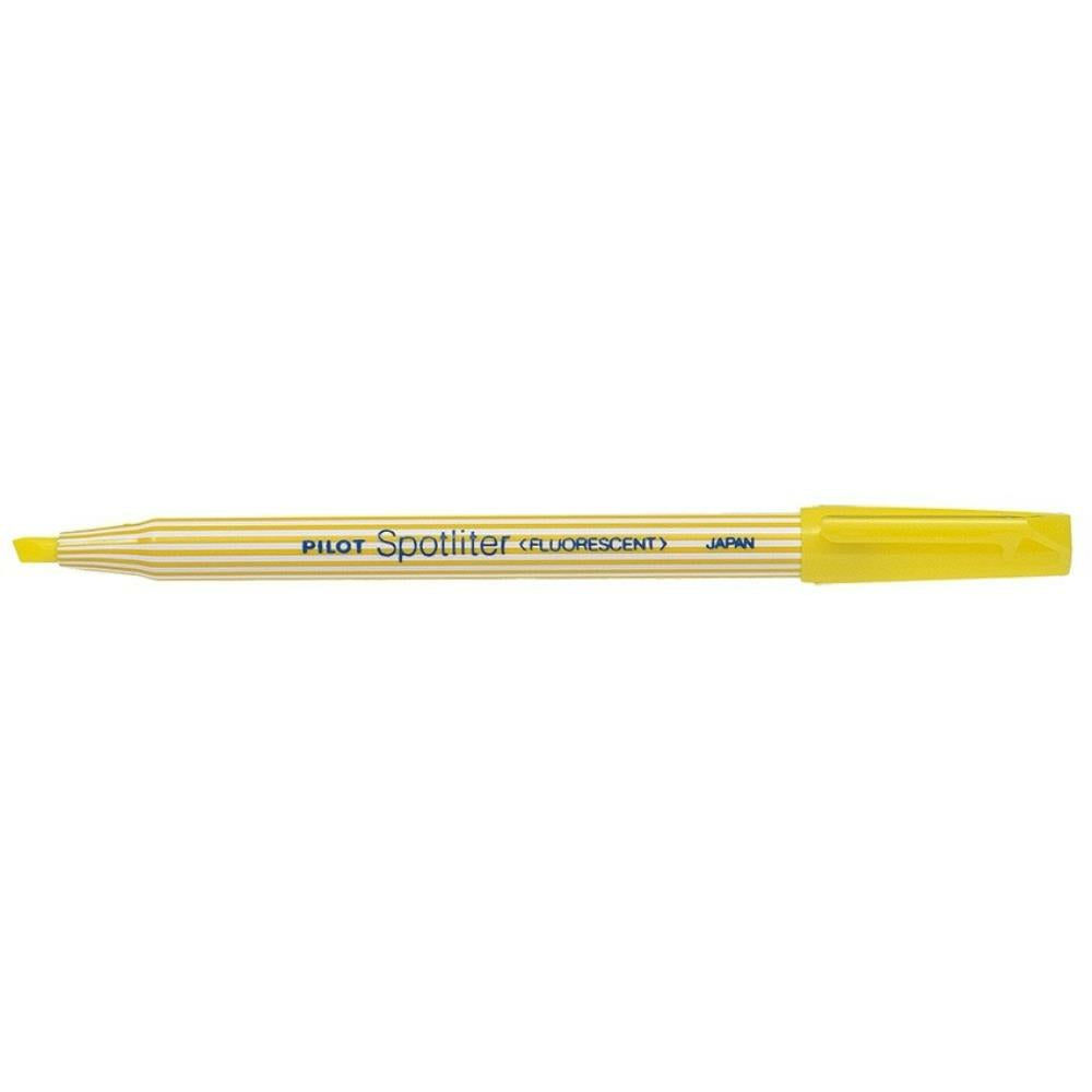 Surligneur Pilot Spotliter, pointe biseautée, jaune, 2/paquet