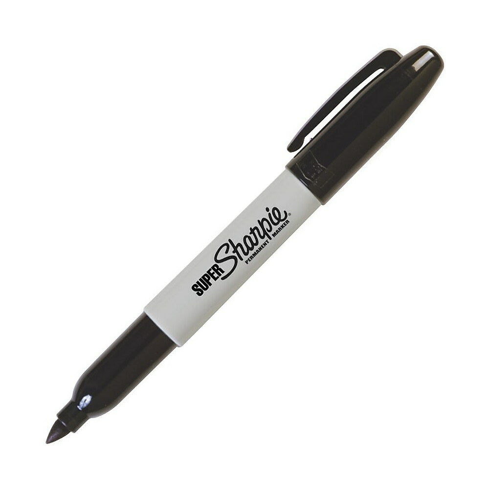 Marqueurs Sharpie Super Permanents - Pointe fine - Noir