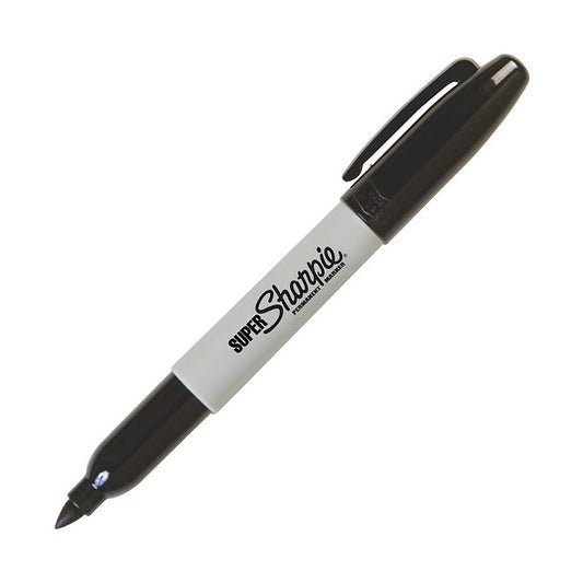 Marqueurs Sharpie Super Permanents - Pointe fine - Noir