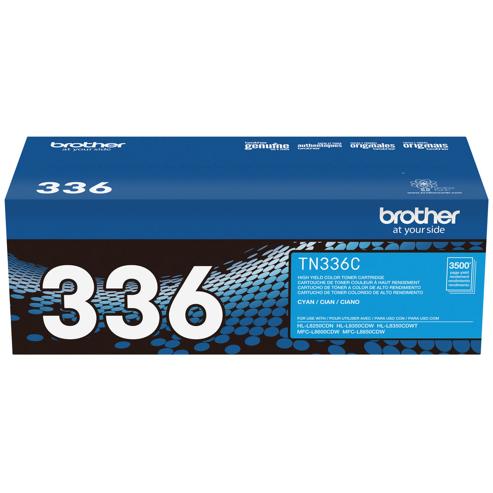 Brother TN336 High-Yield Cyan Toner Cartridge