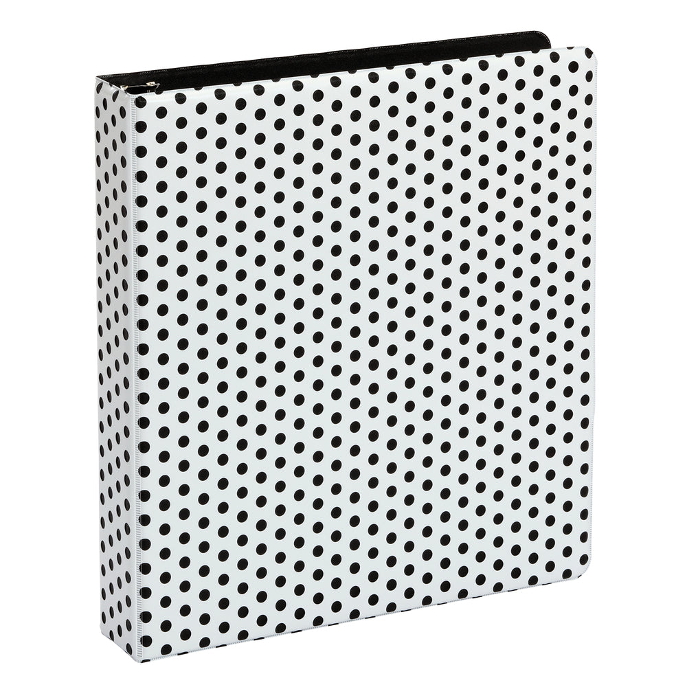 Oxford Punch Pop 1.5" 3-Ring Binder - Black/White, PDQ