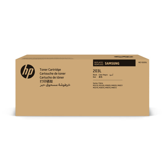HP MLT-D203L Toner Cartridge for Samsung Printers - High-Yield - Black