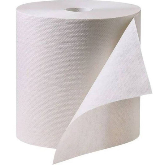 Serviettes longues White Swan - 8" x 800' - 6 rouleaux/paquet