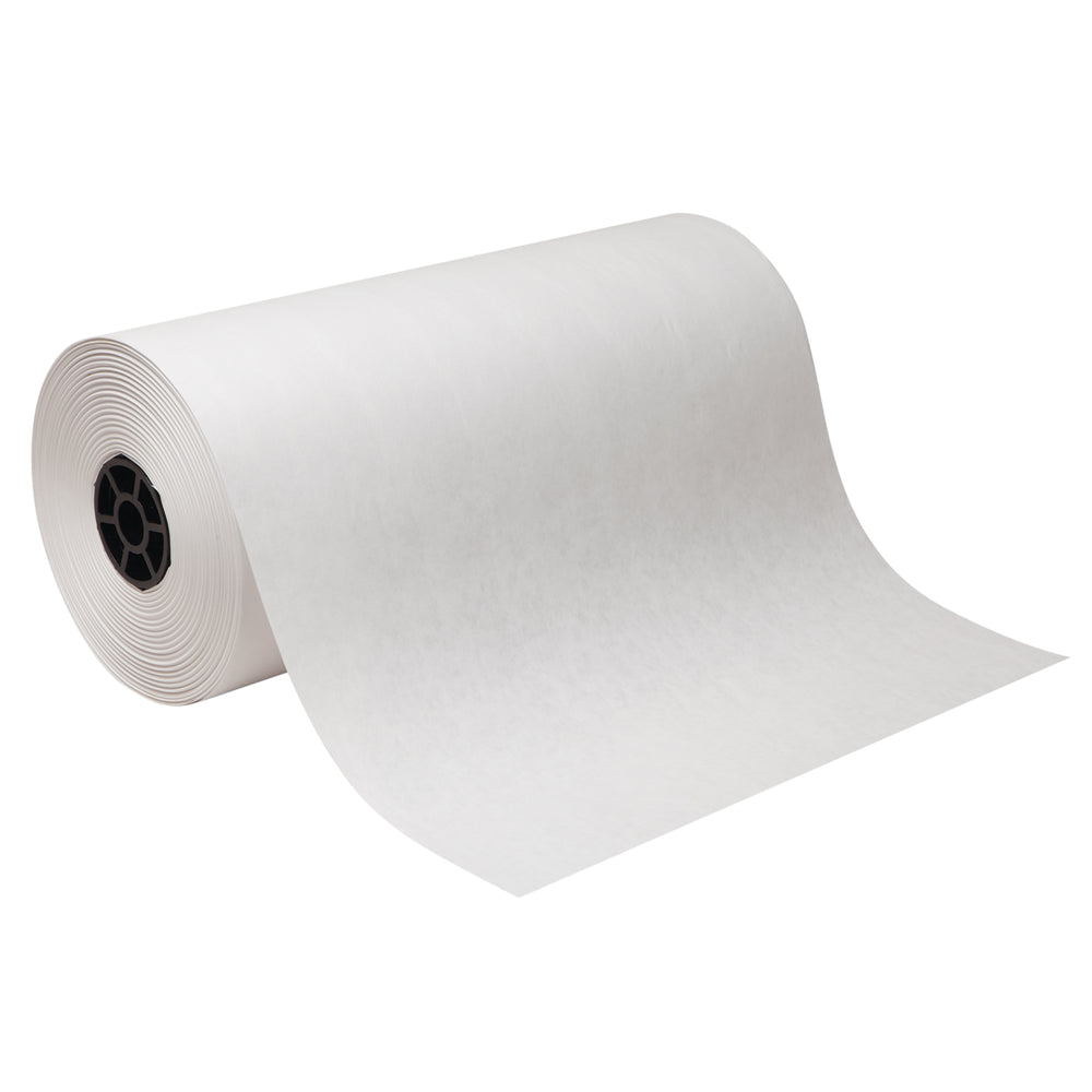 Pacon Lightweight Kraft Roll, White, Lightweight, 0.46 x 304 meters, 1 Roll