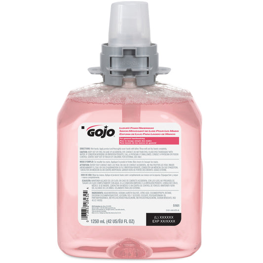 Gojo Luxury Foam Handwash Refill for FMX-12 Dispenser - 1250 mL - 4 Pack