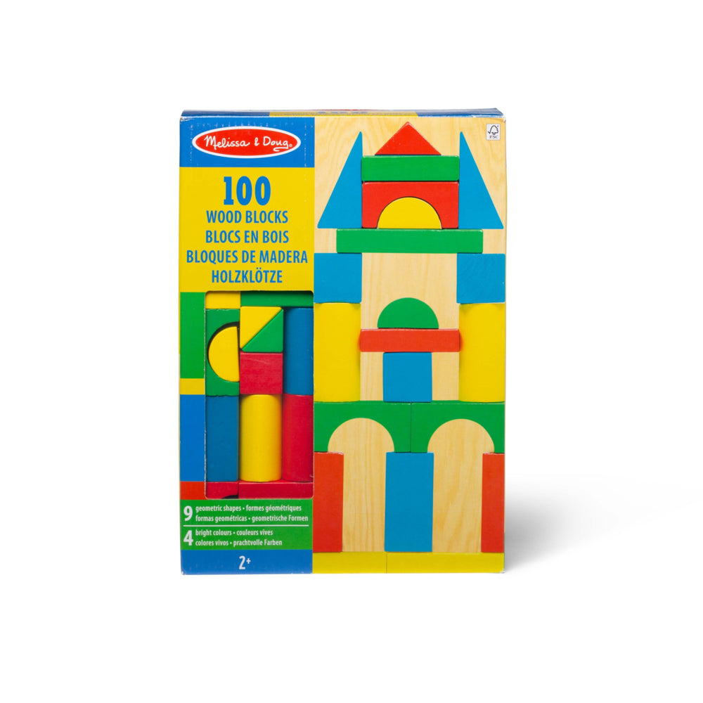 Coffret de 100 blocs Melissa &amp; Doug