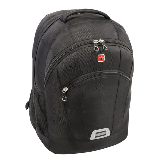 Swiss Gear Side Load Notebook Backpack - Black
