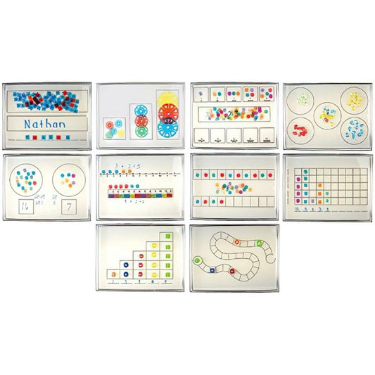 Constructive Playthings Manipulative Kit for Light Tables, 268/pkg