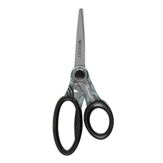 Westcott 8" X-RAY Antimicrobial Scissors, Charcoal