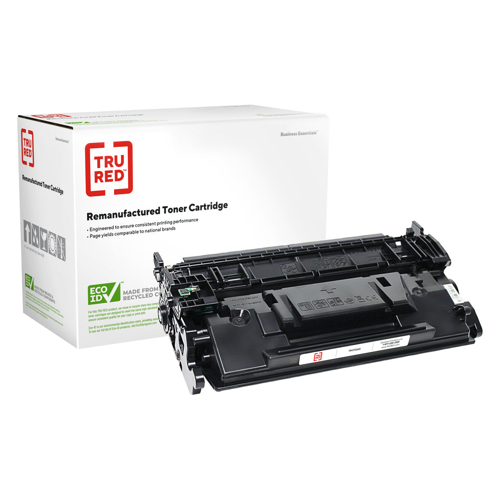 TRU RED CF226X HP 26X Remanufactured Toner Cartridge - High Yield - Black