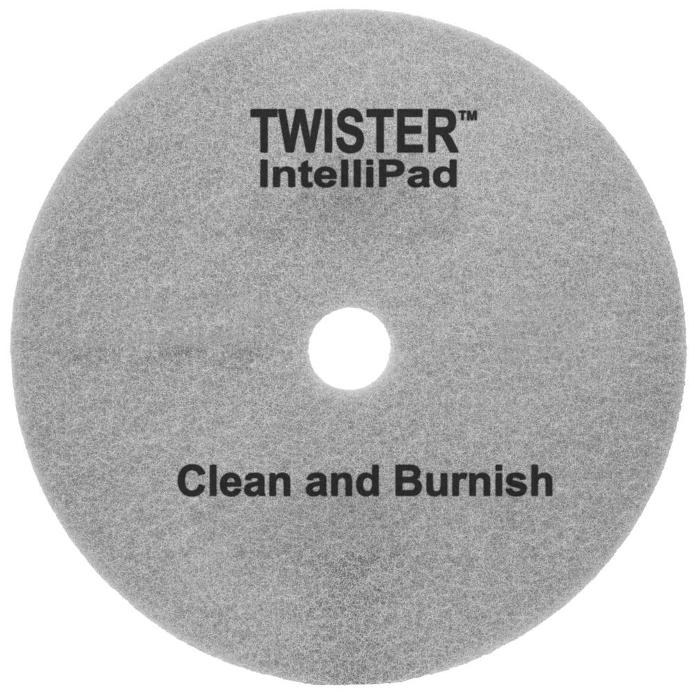 Twister Intellipad 14" Floor Pad - Grey - 2 Pack