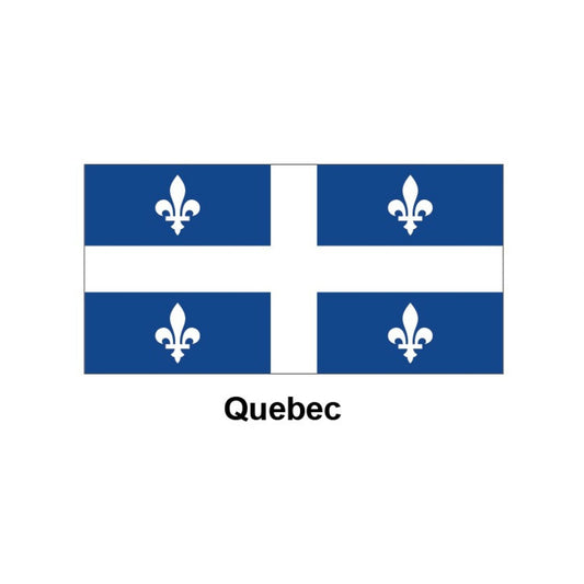 Drapeau du Québec Flying Colours - 36 po l x 72 po L