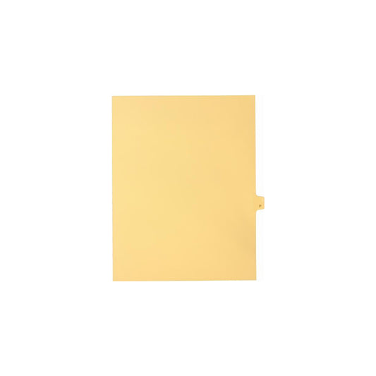 Sterling Alpha Singles Tabs, Letter P, Buff, Letter Size, 1/26th Cut, 25/pk