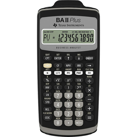 Texas Instruments TI-BAII Plus Calculatrice financière