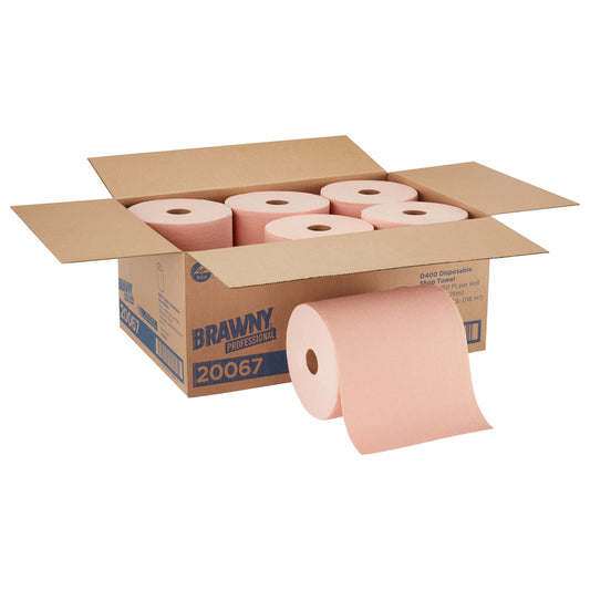 Essuie-glaces Georgia-Pacific Brawny Professional 250 pi - Paquet de 6