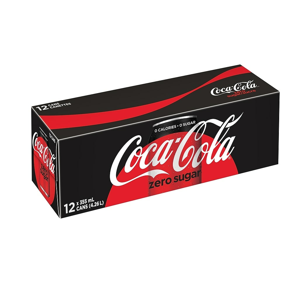 Coca-Cola Zero Sugar - 355mL Cans - 12 Pack
