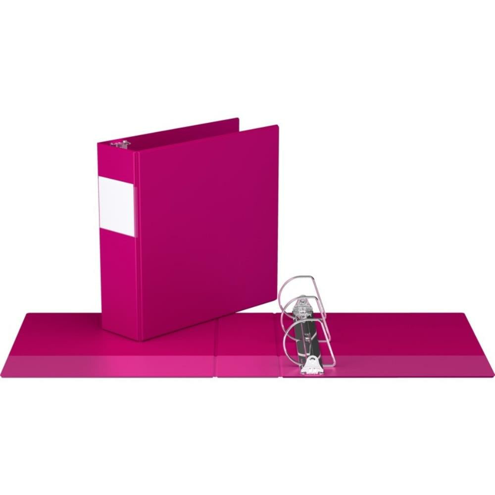 Davis Group D-Ring Binder, 3", Pink.