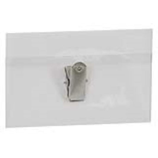 Fold-Over Name Badge with Clip, 100/Package