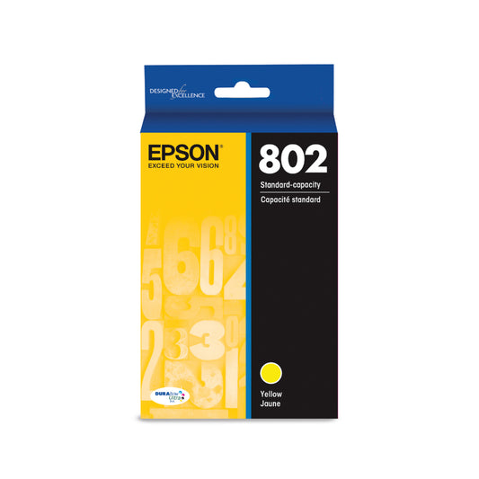 Cartouche d'encre Epson T802 - Capacité standard - Jaune