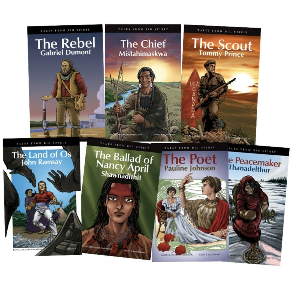 Tales of the Big Spirit Book Set, 6.5"x9.9", Paperback, 7/Set