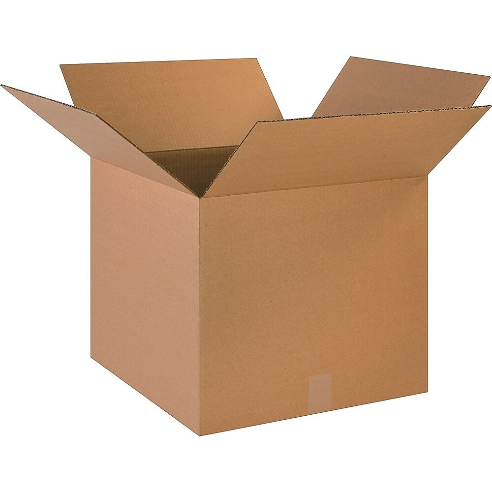 Boîte d'expédition en carton ondulé - 45,7 cm (L) x 45,7 cm (l) x 40,6 cm (H) - Kraft - Paquet de 20