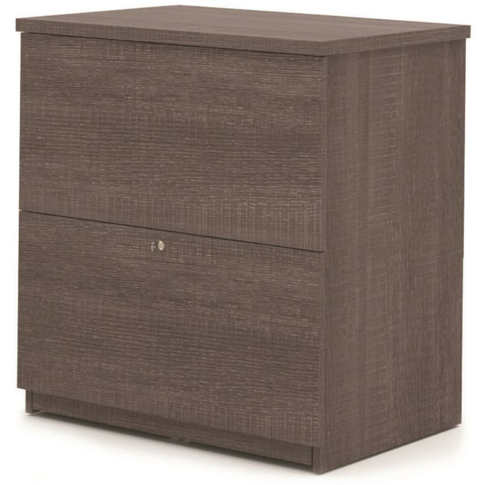 Classeur latéral à 2 tiroirs gris écorce