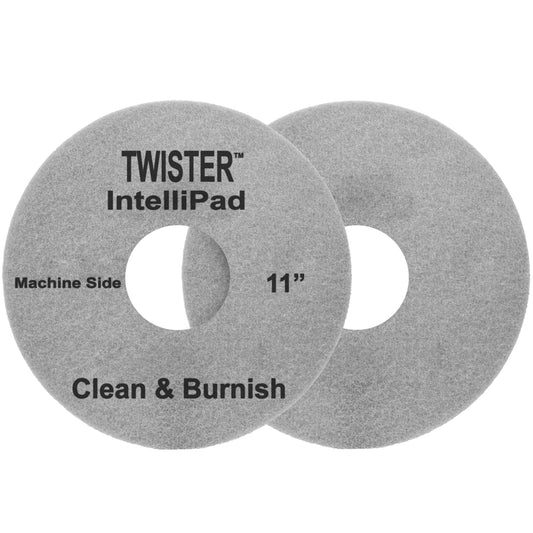 Diversey Twister Intellipad 11" Floor Pad - Grey - 2 Pack