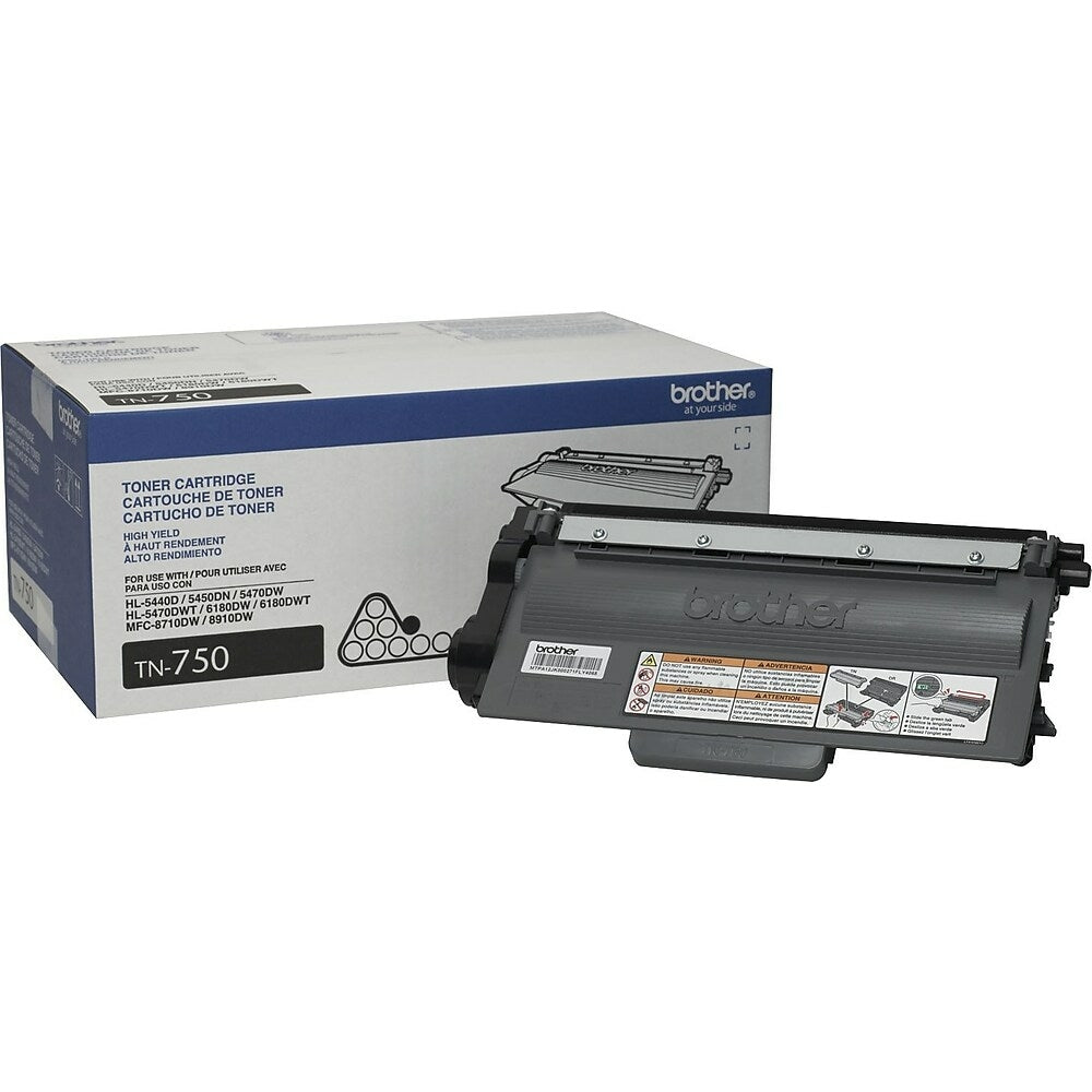 Cartouche de toner noir haute capacité Brother TN750