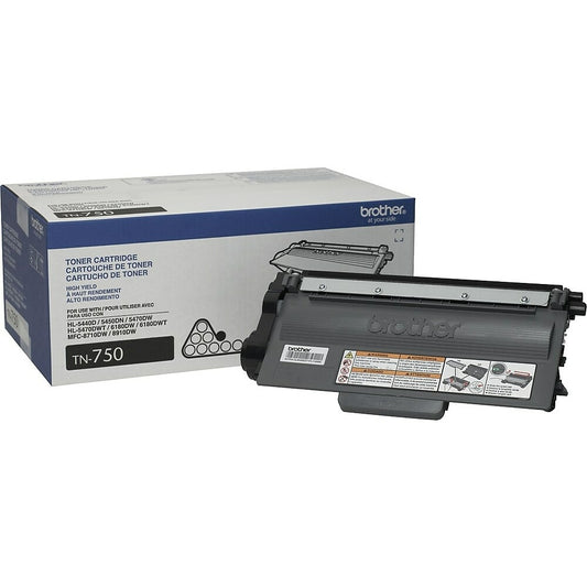 Cartouche de toner noir haute capacité Brother TN750