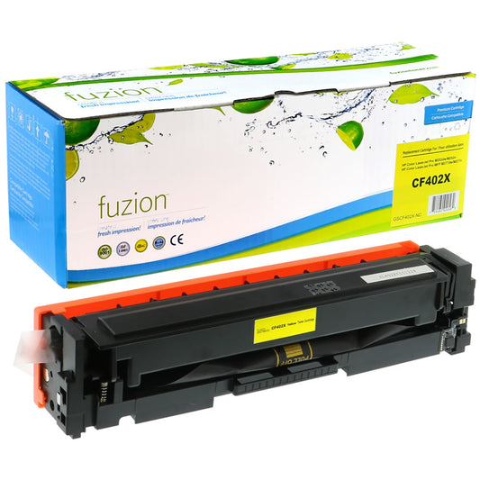 fuzion HP 201X Compatible Toner Cartridge - High Yield - Yellow