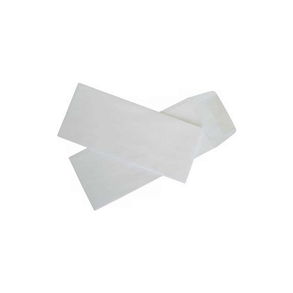 Enveloppes gommées Supremex en papier vélin à bout ouvert – n° 10 – 24 lb – Rabat de 2 po – Blanches – Paquet de 500