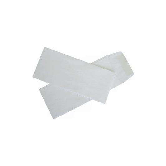 Supremex Gummed Open-End Wove Envelopes - #10 - 24lb. - 2" Flap - White - 500 Pack