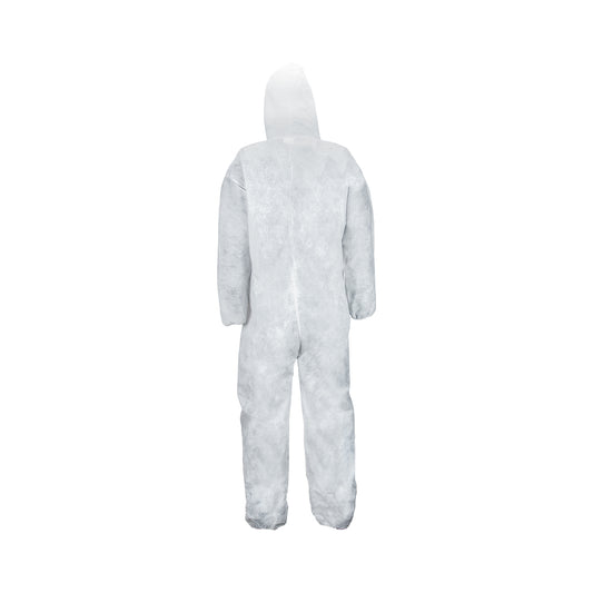 Wasip Disposable Microporous Coveralls - Medium - White