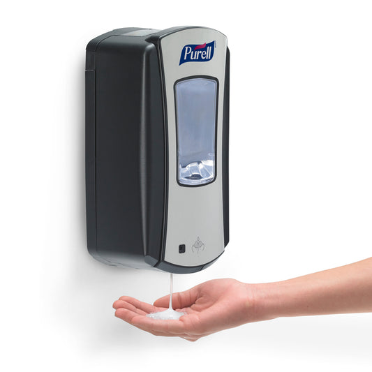 Distributeur de désinfectant pour les mains sans contact Purell LTX-12 - Noir/Chrome