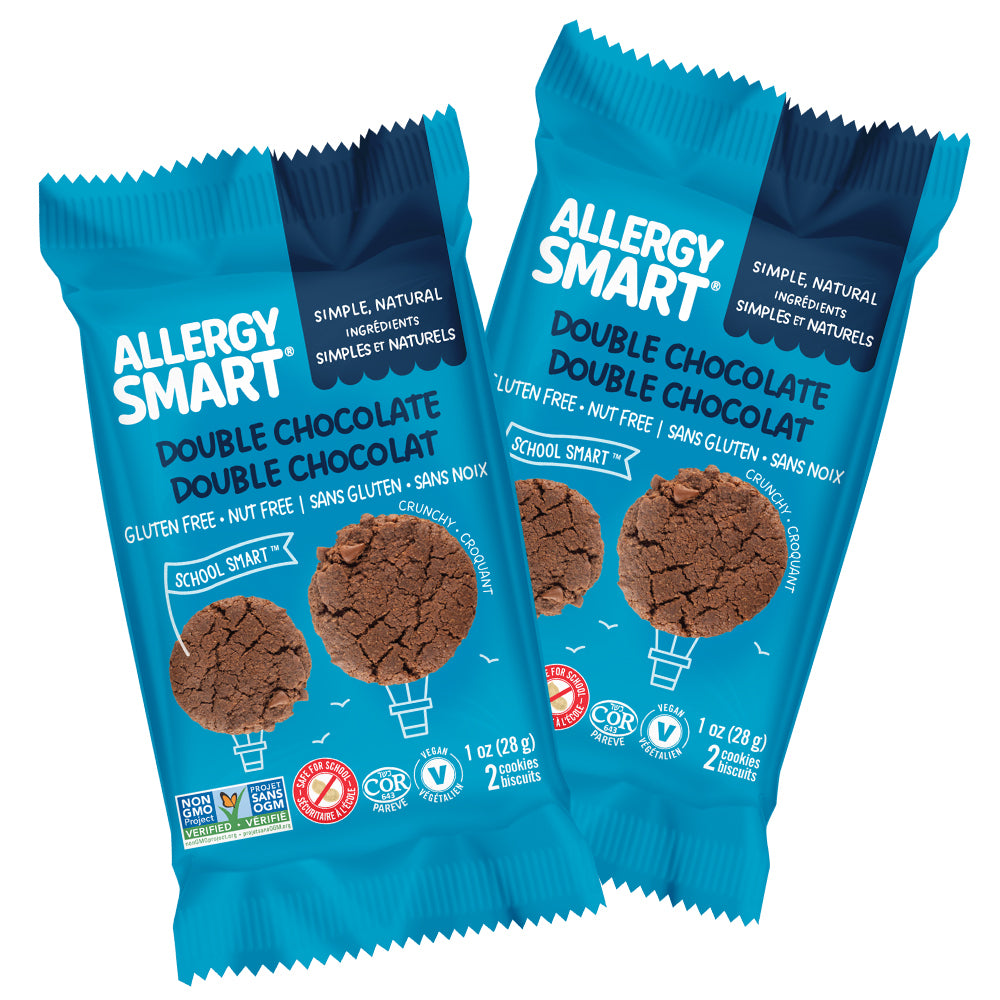 Biscuits Allergy Smart - Double chocolat - 28 g - Paquet de 40