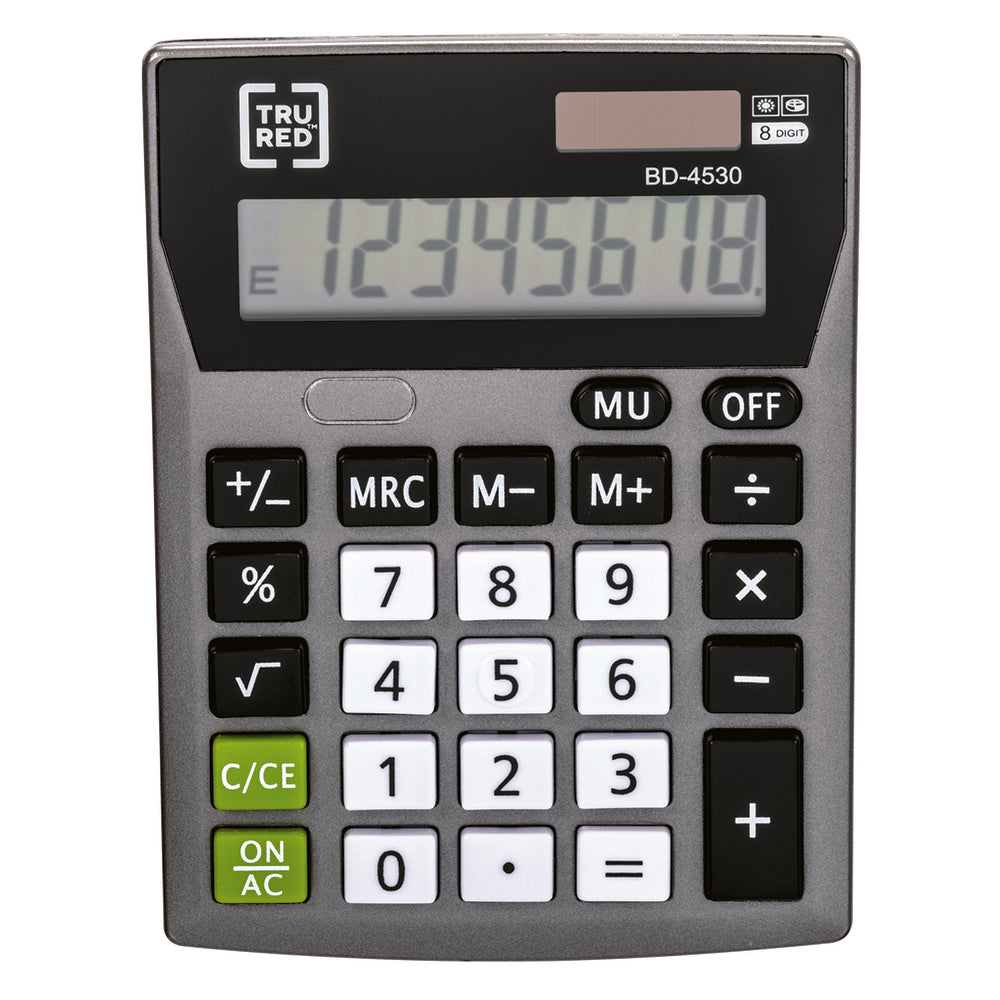 TRU RED BD-4530 8-Digit Big-Number Desktop Calculator – D2D HealthCo.