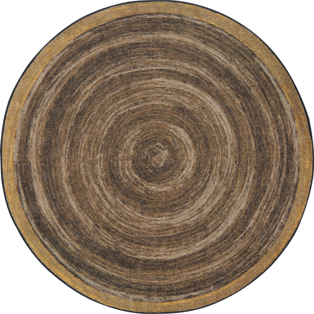 Tapis rond Joy Carpets Feeling Natural - 2,30 m - Noyer