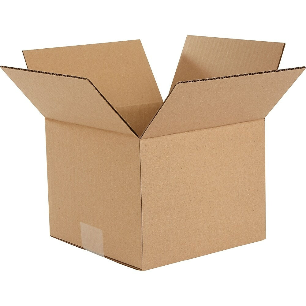 Boîtes en carton ondulé Staples – 20,3 cm (L) x 20,3 cm (l) x 15,2 cm (H) – Paquet de 25