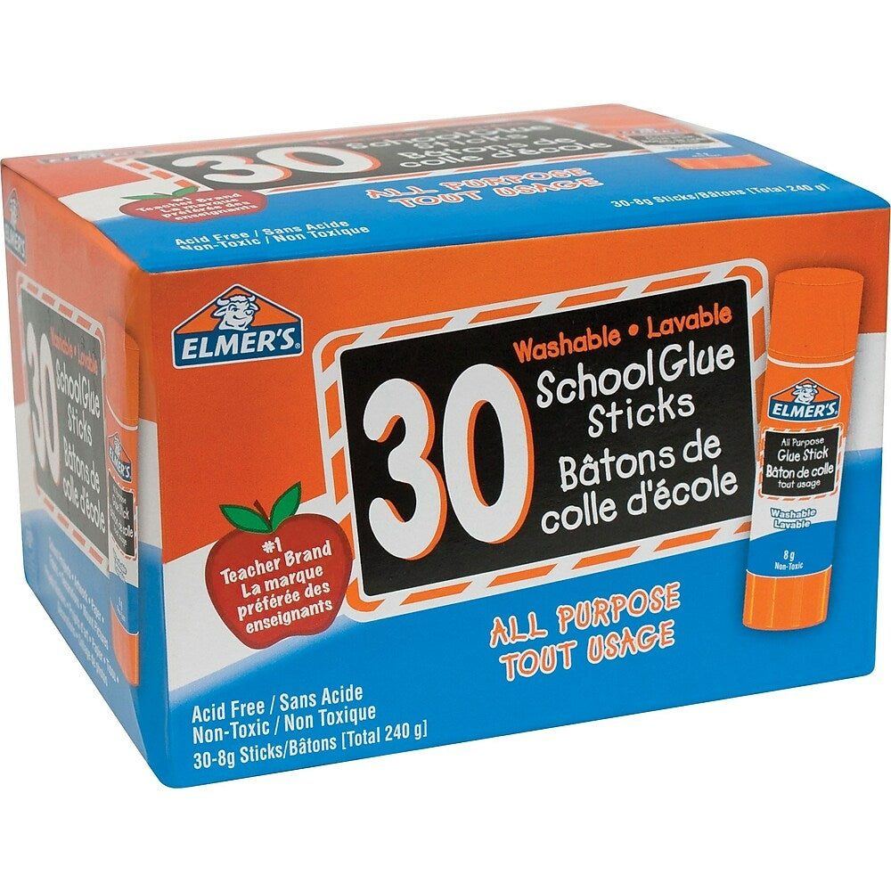 Bâtons de colle tout usage Elmer's - 8 g - paquet de 30