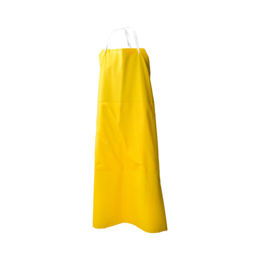 Tablier Wasip en PVC/polyester robuste avec renfort central - Jaune - 91 x 122 cm